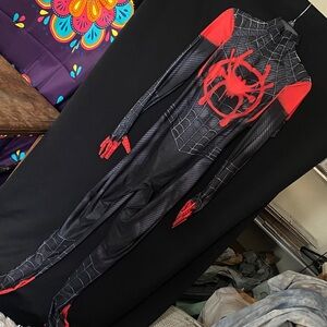 Black and Red Spider Bodysuit costume Halloween 🎃